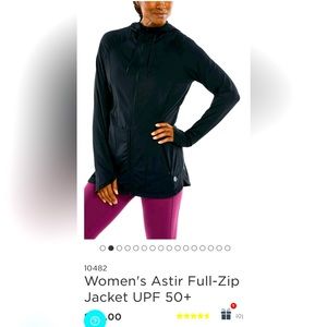 COPY - Coolibar Astir full zip hoodie Like New